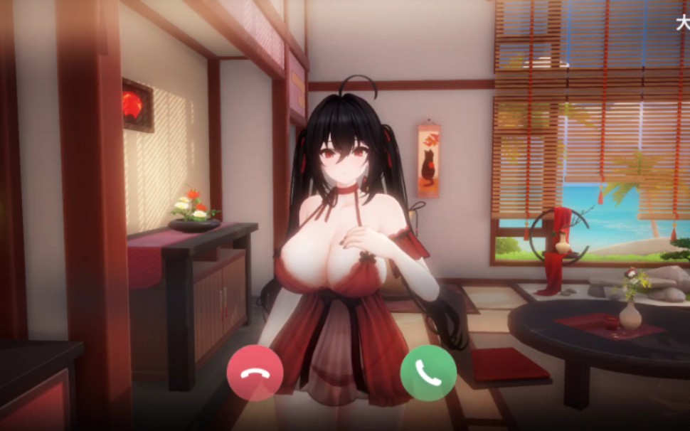 【碧蓝航线】与大凤的视频通话