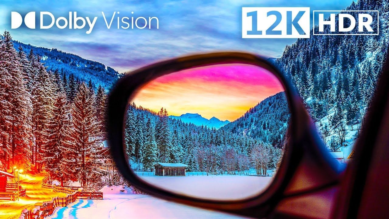 【12K HDR】12K 视频超高清 - 杜比视界™ HDR - 冰雪奇观 |极致画质|杜比视界|电视屏幕测试|手机屏幕测试 |