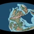 5.4亿年前地球板块变化!板块分久必合？2.5亿年后会成超级大陆吗