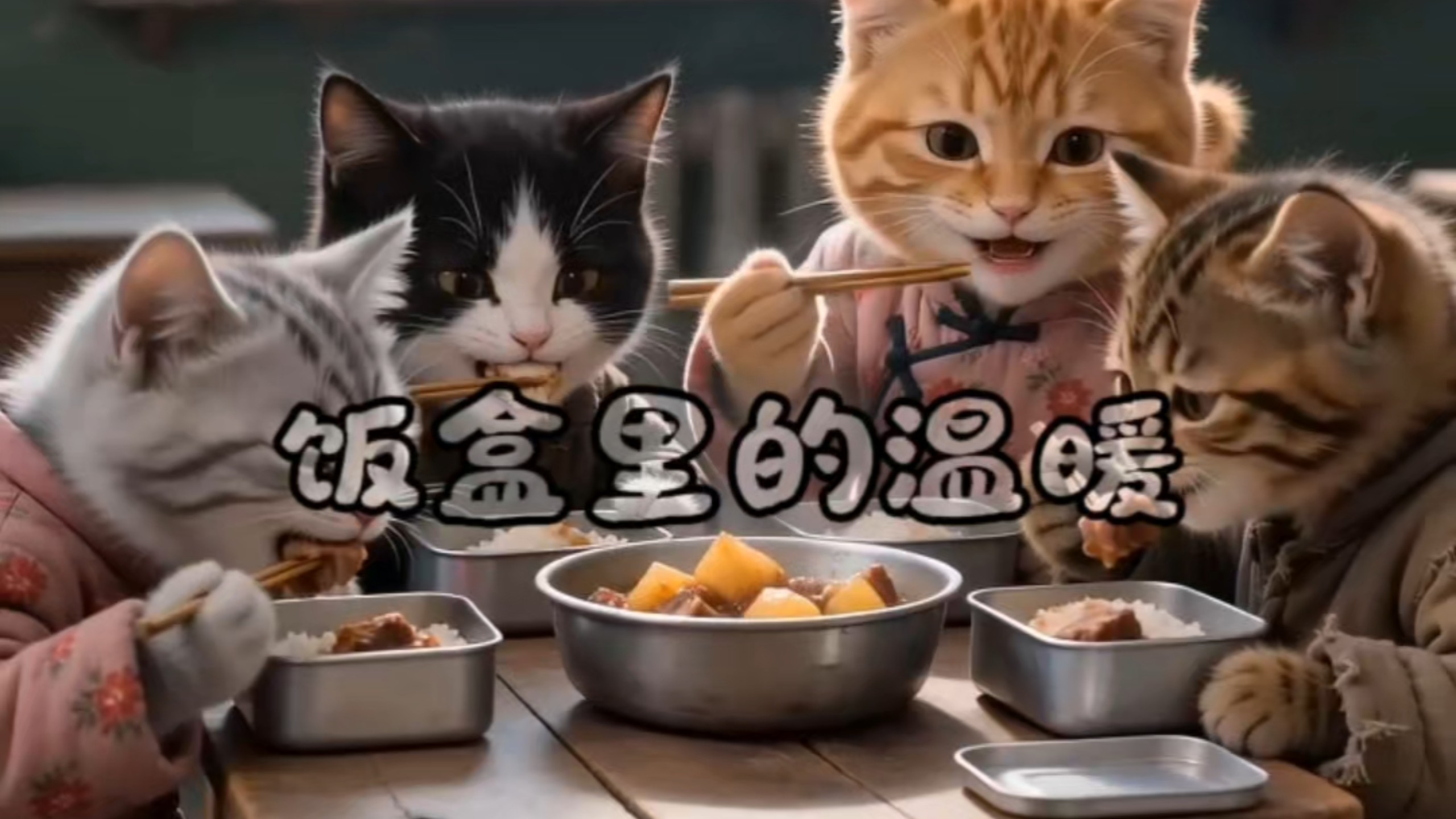 饭盒里的温暖，盒子空了心却满了