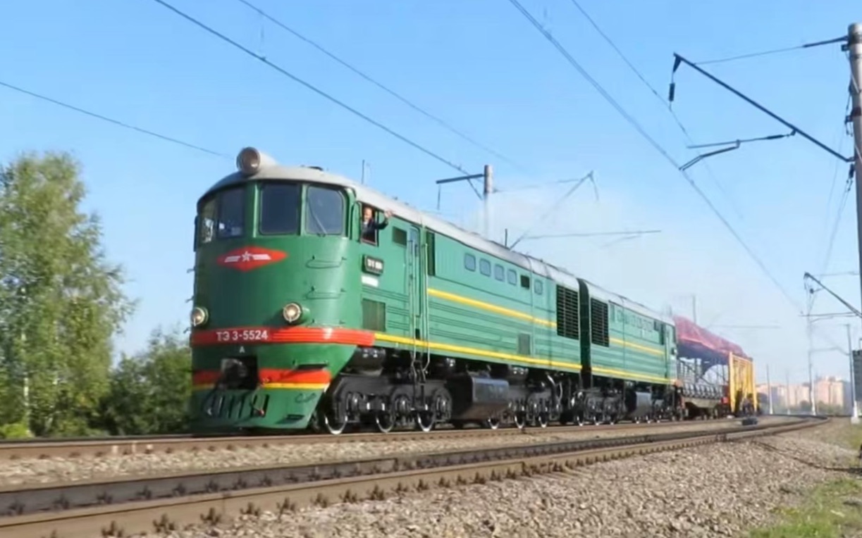 毛式火车欣赏 俄罗斯各种蒸汽机车 内燃机车 电力机车
