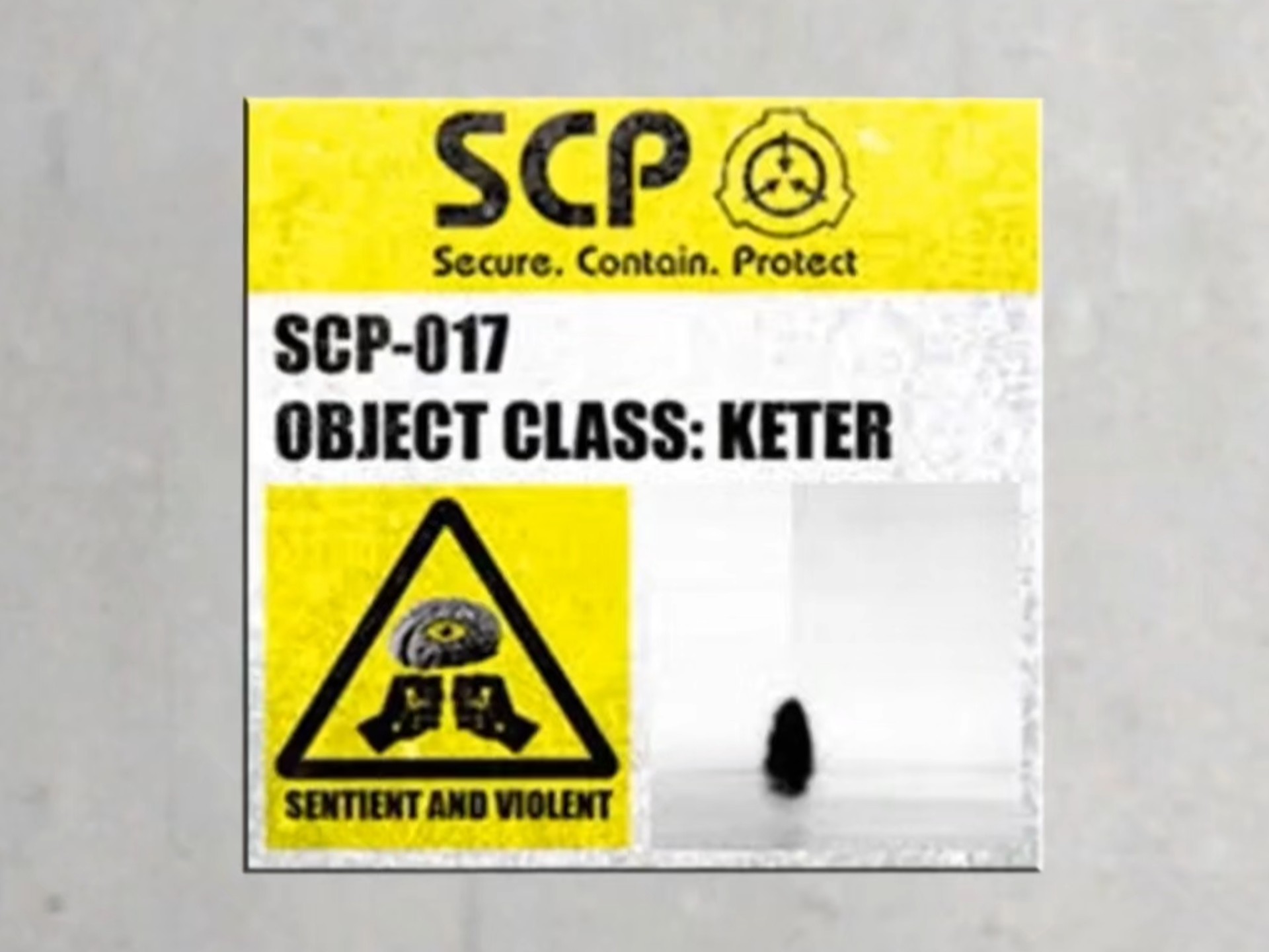 永远不要让影子出现在SCP-017周围(原视频名为Never Make Shadow SCP-017)