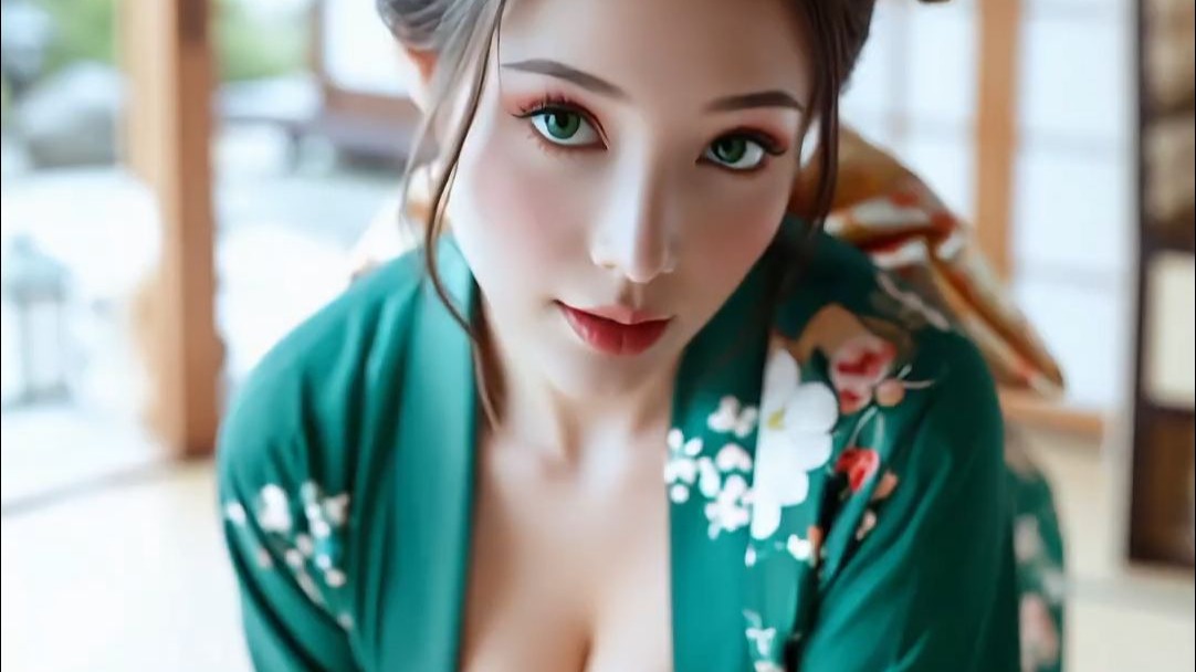 AI LoFi 和服美女