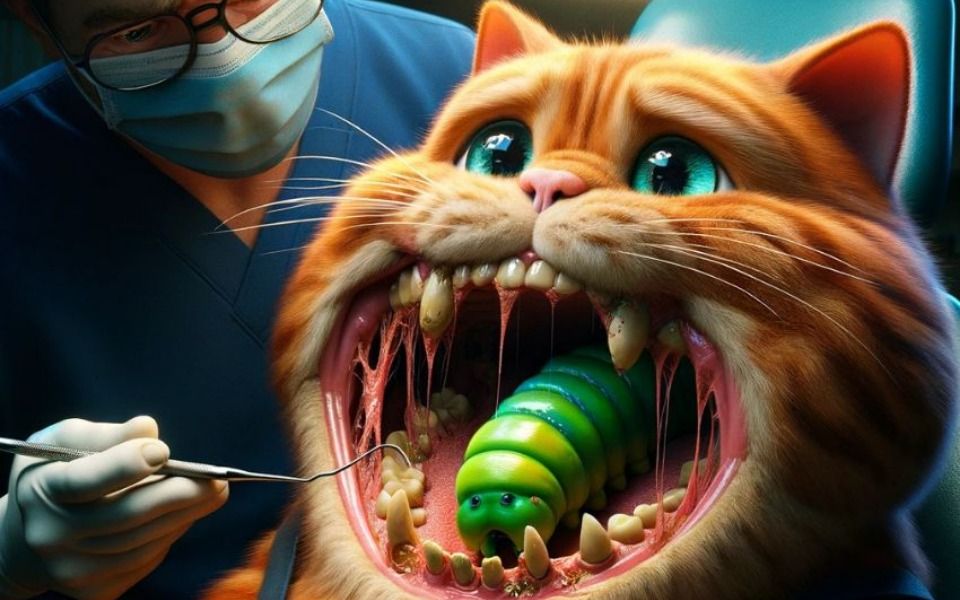 猫猫不注意牙齿健康...后果很可怕...