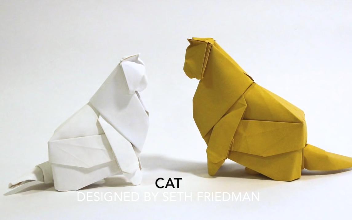搬运折纸no67猫咪设计者视频录制者sethfriedman
