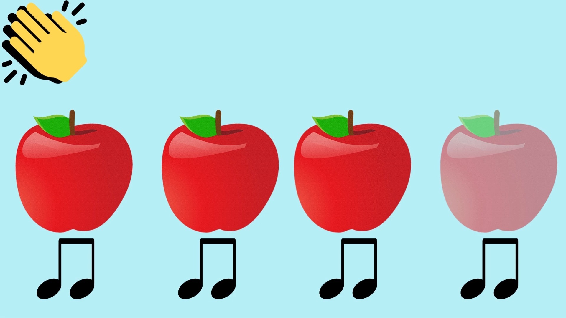 The Fruit Beat - Rhythm Syllables Clap Along For Kids