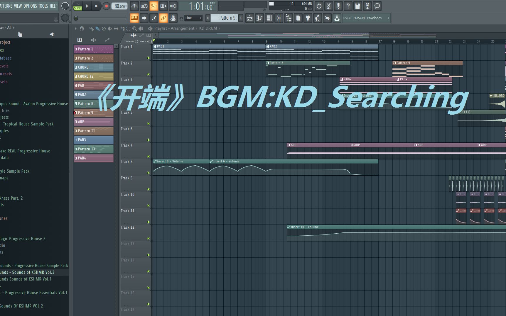 用fl studio还原《开端》bgm kd_searching_哔哩哔哩_bilibili