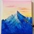 【丙烯画】【绘画教程】【中字】用刮刀画雪山-Mountain Painting  Acrylic Painting Tu