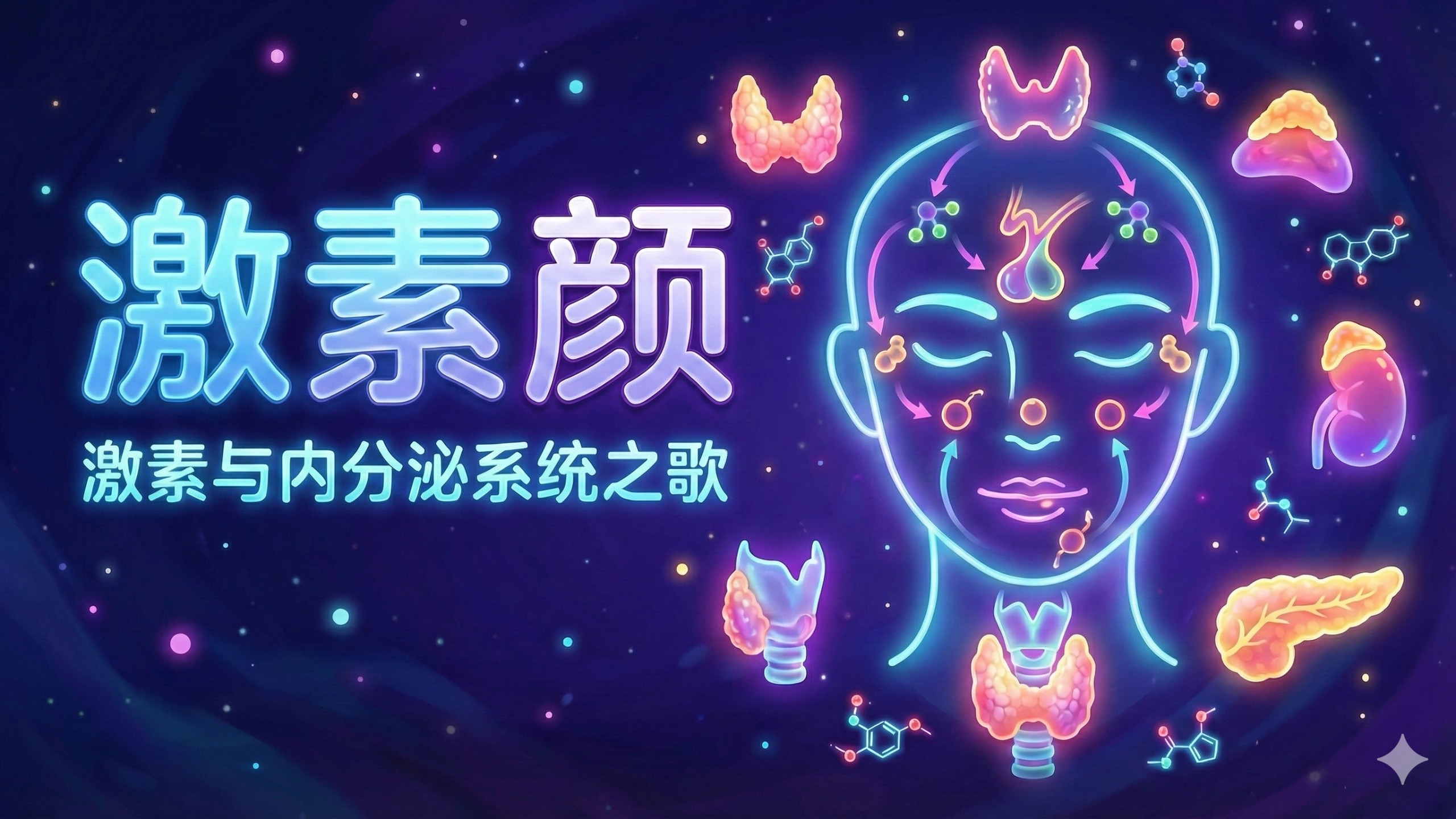 激素与内分泌系统之歌 激素颜