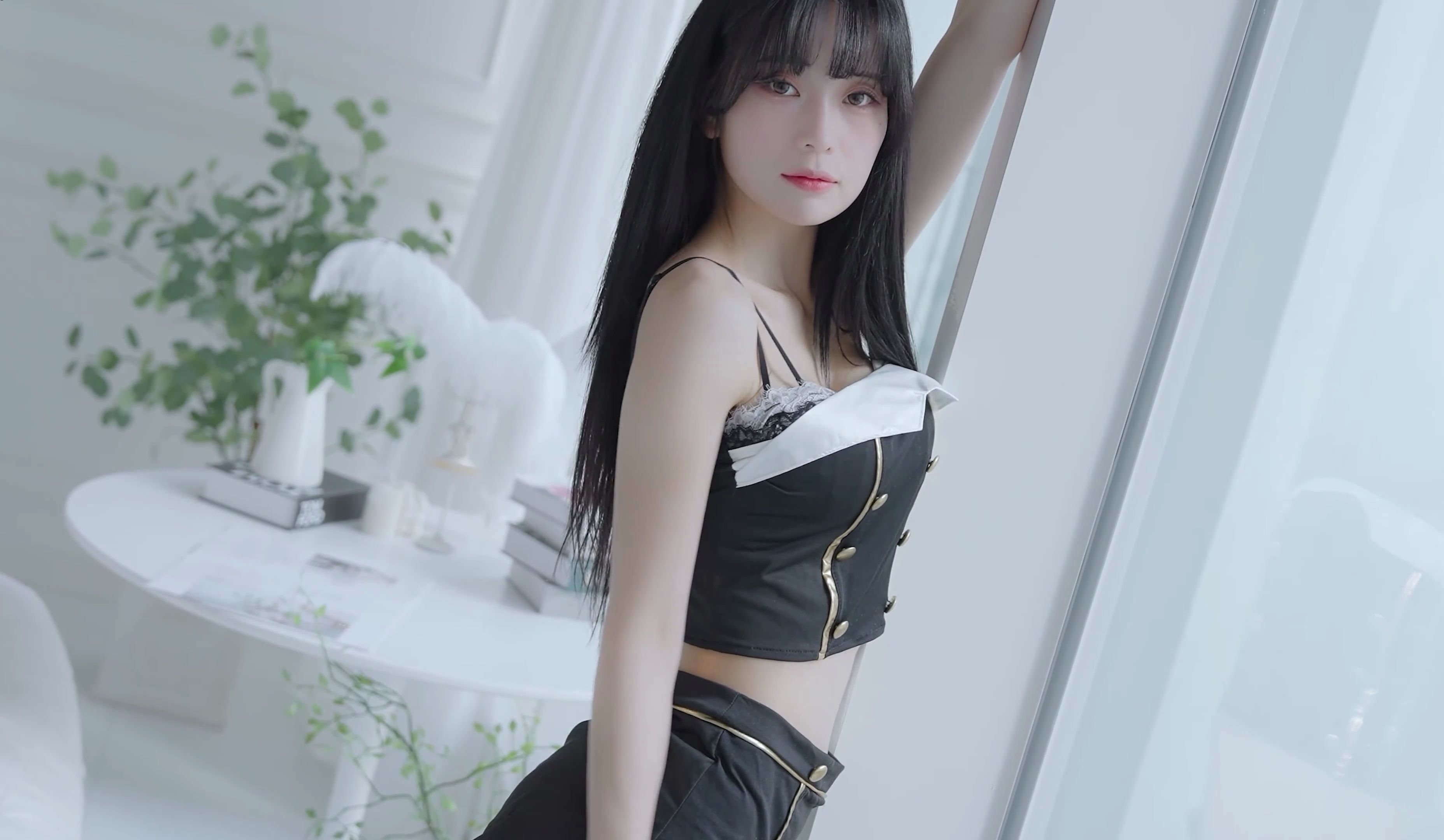 Miss HeeSol's Vegan Style Wrap Skirt Outfit