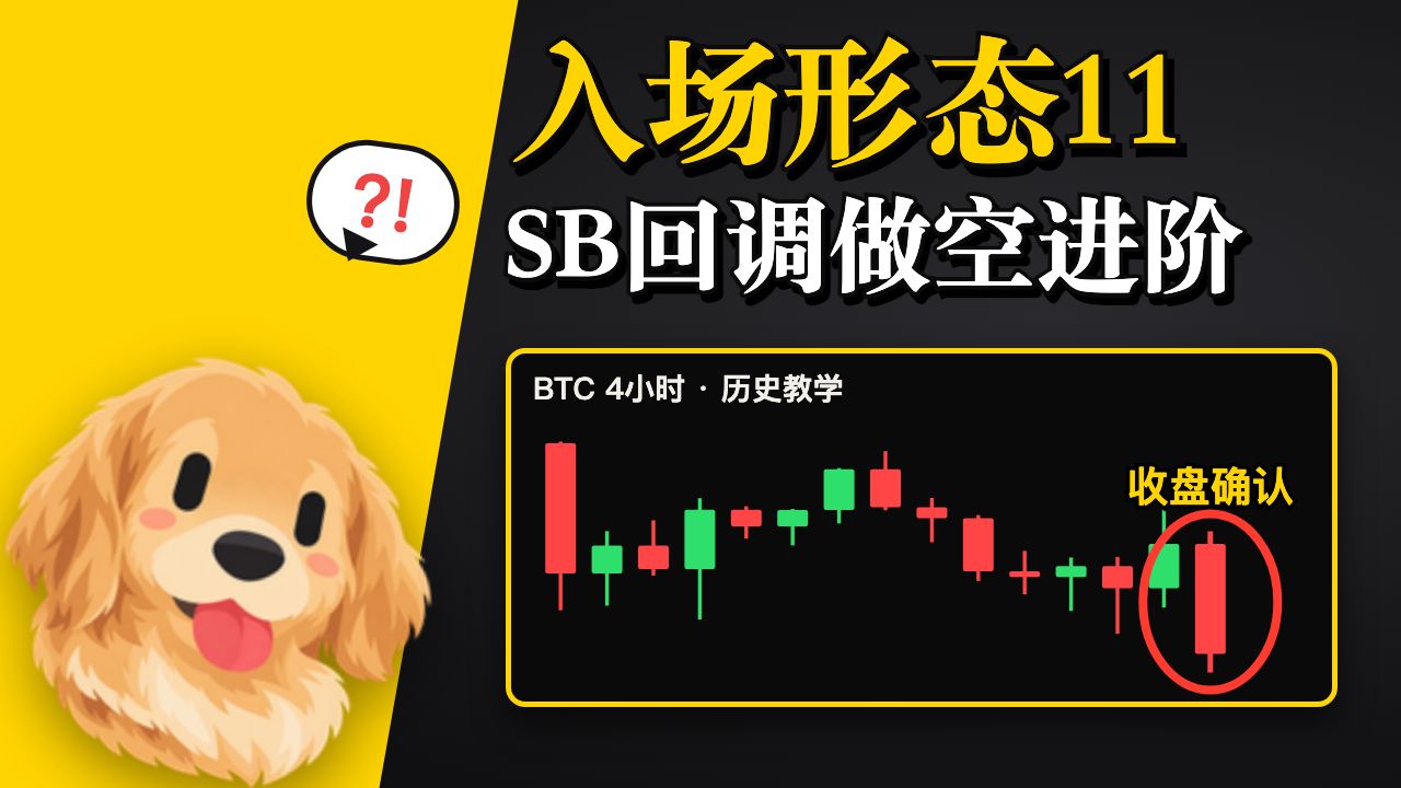 入场教学第11期｜SB回调做空进阶