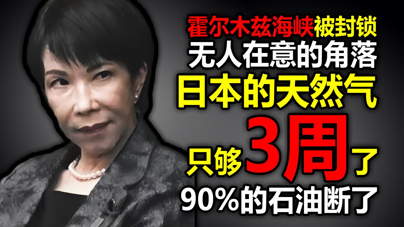 伊朗打的火热，世界无人在意的角落，日本人的天然气只够用三周了，而且90％的石油都断了