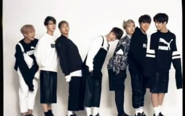 【防弹少年团】bts x puma for high cut