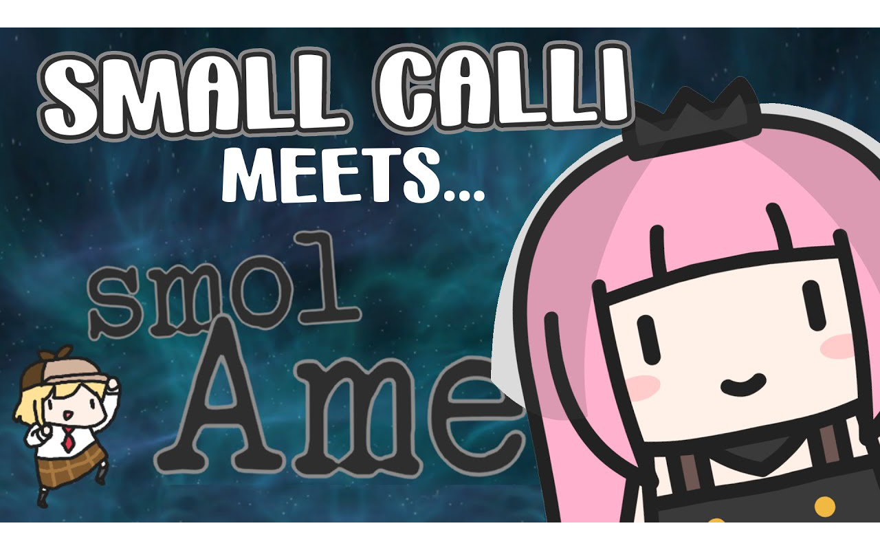 【calli】小死神和小阿梅[smol ame]