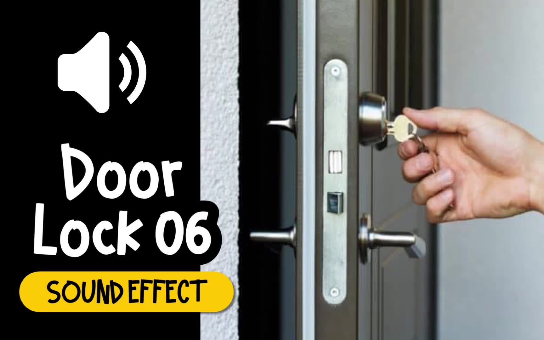 开锁 #06 锁门 开门 关门 音效 (HQ)