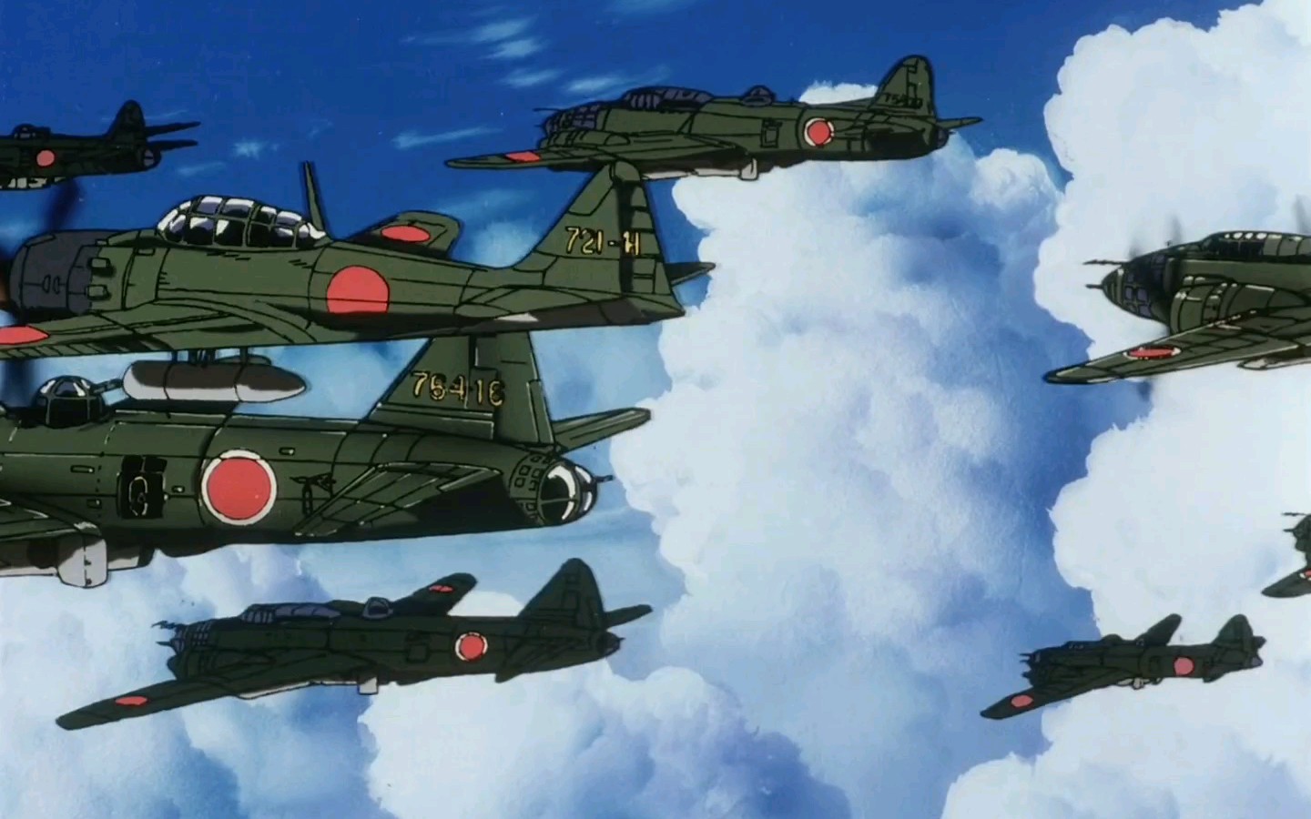 动漫中的2战空战（第4期）日本神风攻击美军航母