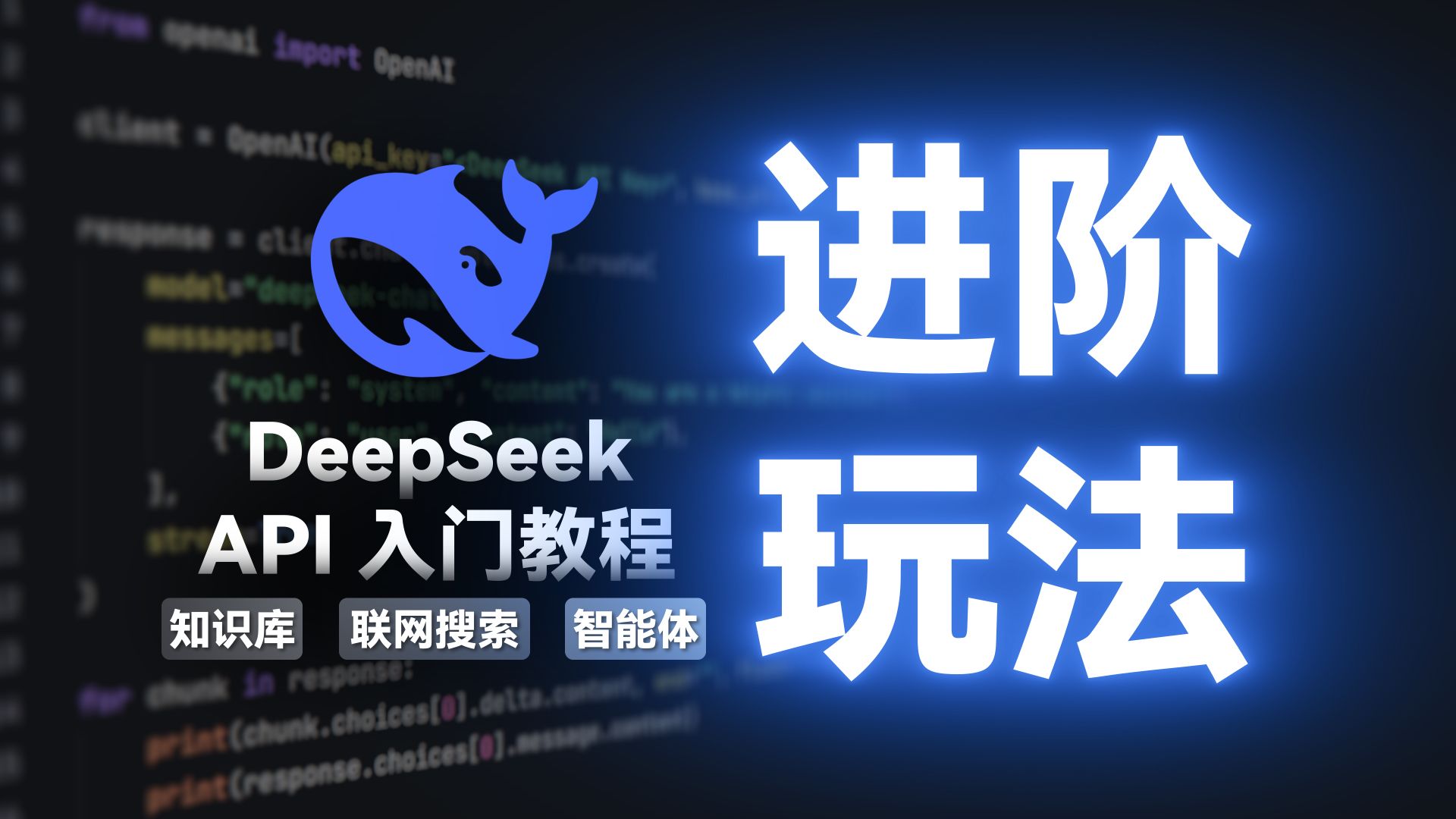 比官方 APP 更强大！DeepSeek 进阶玩法 - 知识库、联网搜索、智能体、文档阅读、聊天对话 | DeepSeek API 超详细使用 ...