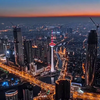 中国34个主要城市夜景鸟瞰，每一座城市都超级震撼