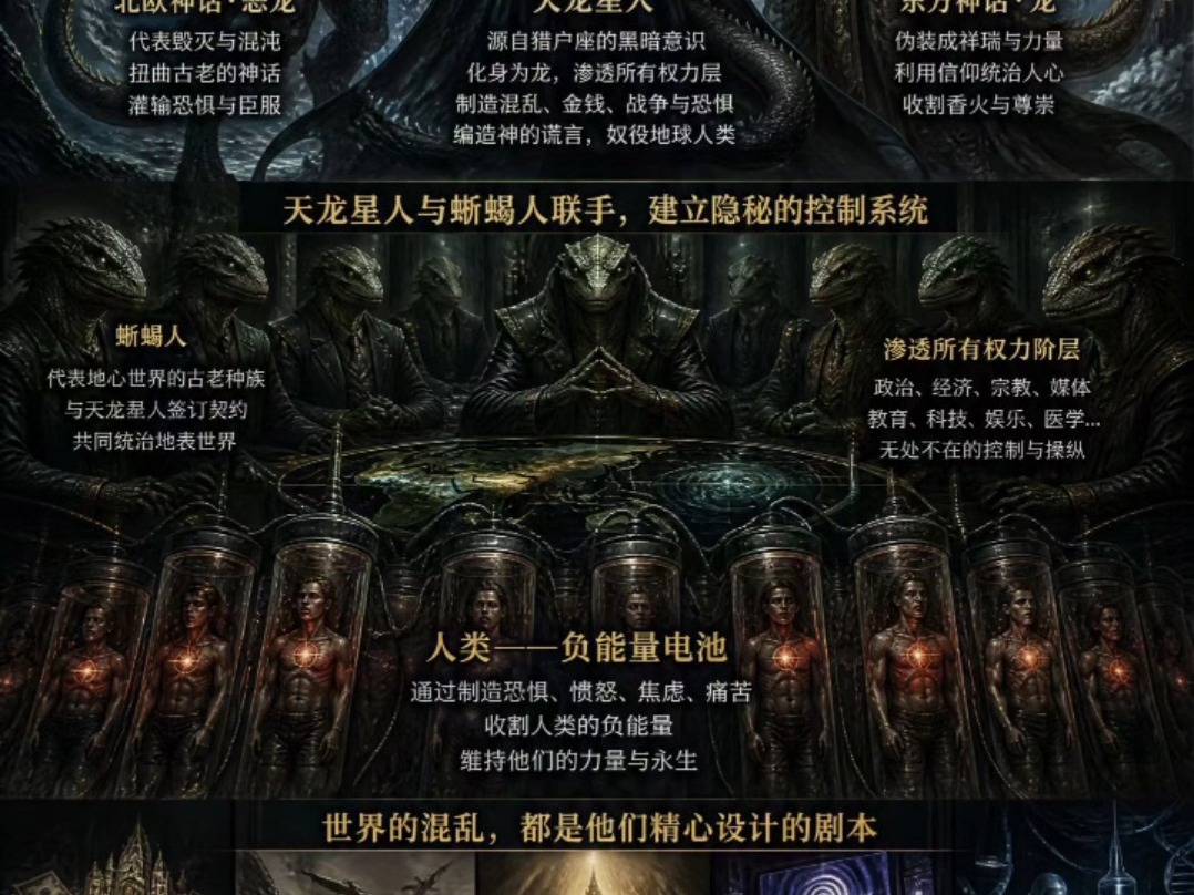 世界混乱都是它们精心设计的剧本