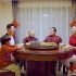 4k视频素材-新年春节一家人吃年夜饭碰杯庆祝新年