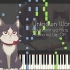 同居人是猫 OP アンノウンワールド synthesia 钢琴 纯音乐 伴奏