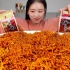 【韩国吃播AmiAmi】中文字幕 | 阿米姐吃10碗辛炸酱面越吃越辣！