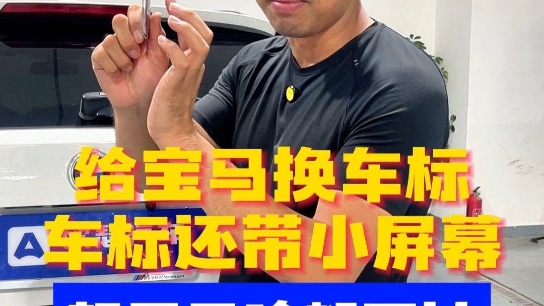 给宝马换个液晶车标，想用啥标用啥标