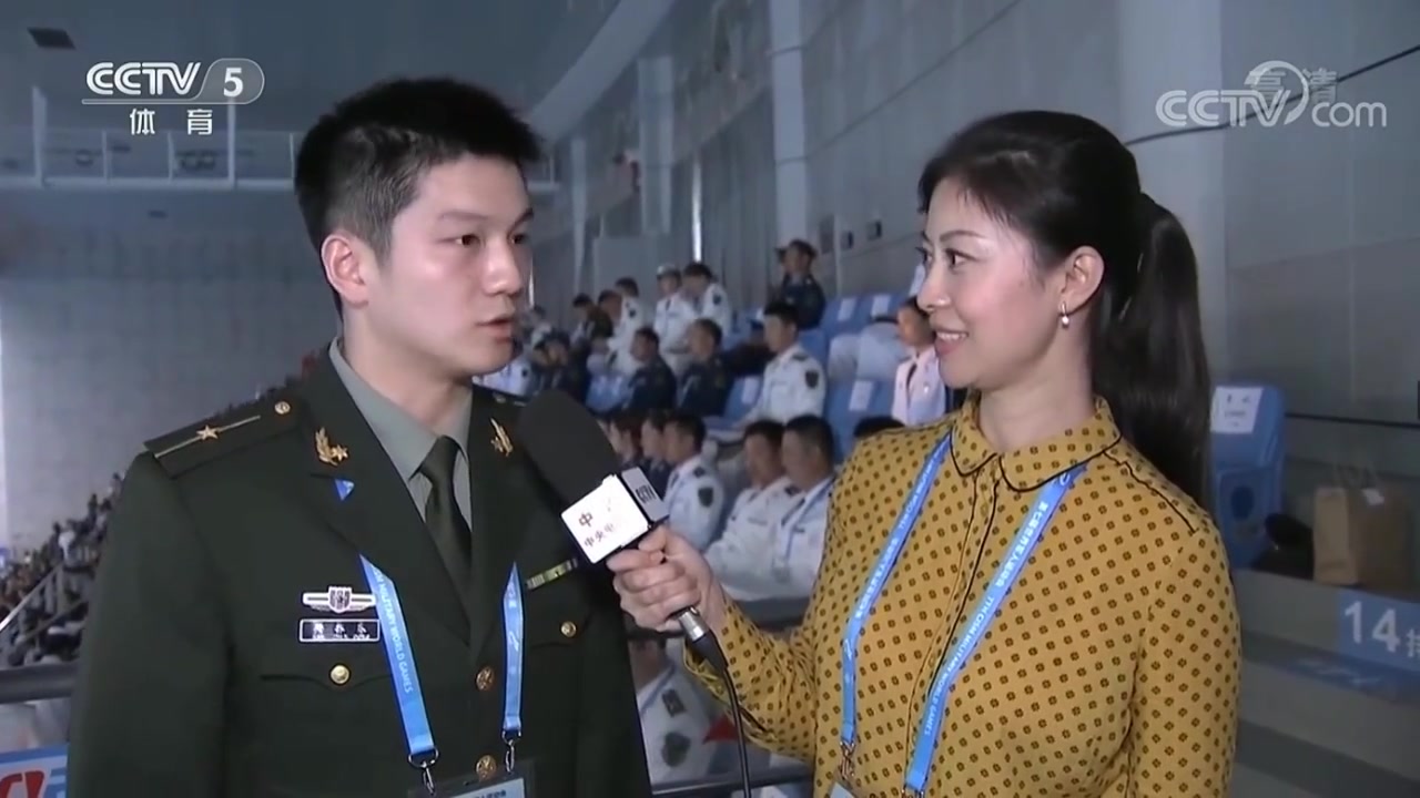 【樊振东】军运会开幕式，听樊少尉怎么说