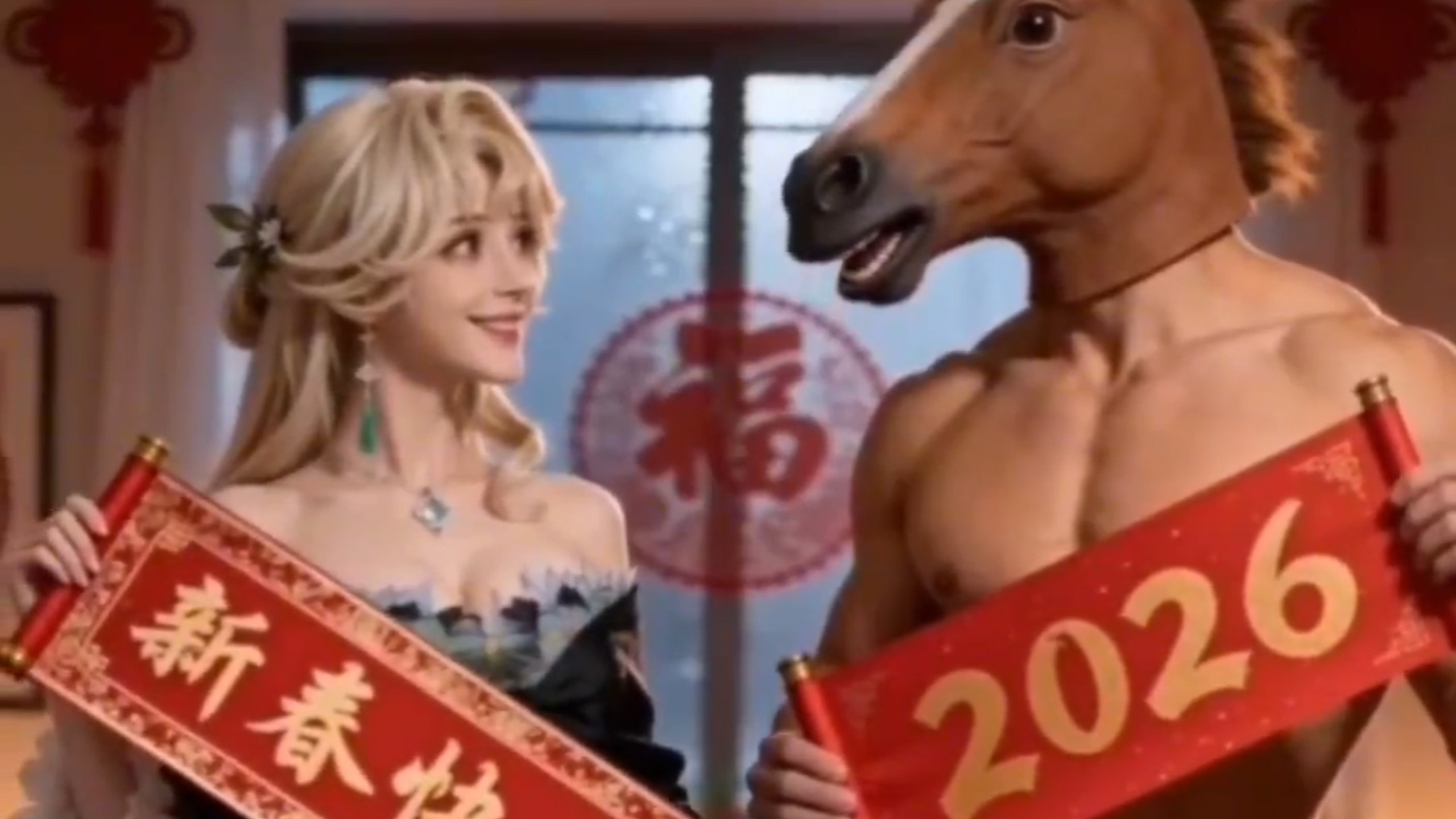 夫人的新春祝福～拜个早年