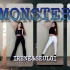 【MONSTER翻跳】全曲+换装+一人饰两人翻跳Irene&涩琪新曲Monster  I'm a little mons