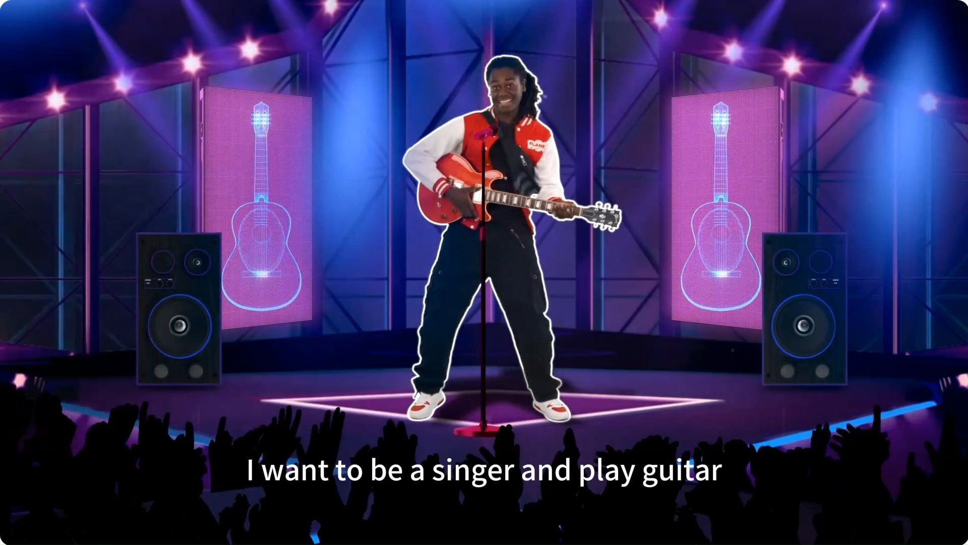 人教新八上Unit6 职业歌曲导入视频