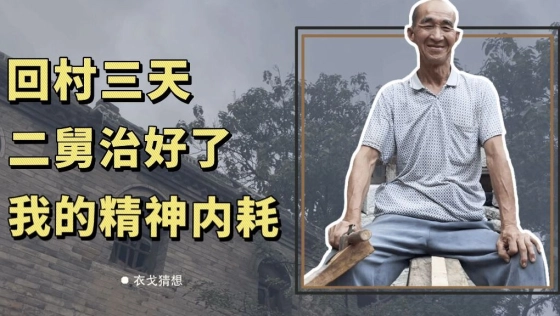 回村三天，二舅治好了我的精神内耗