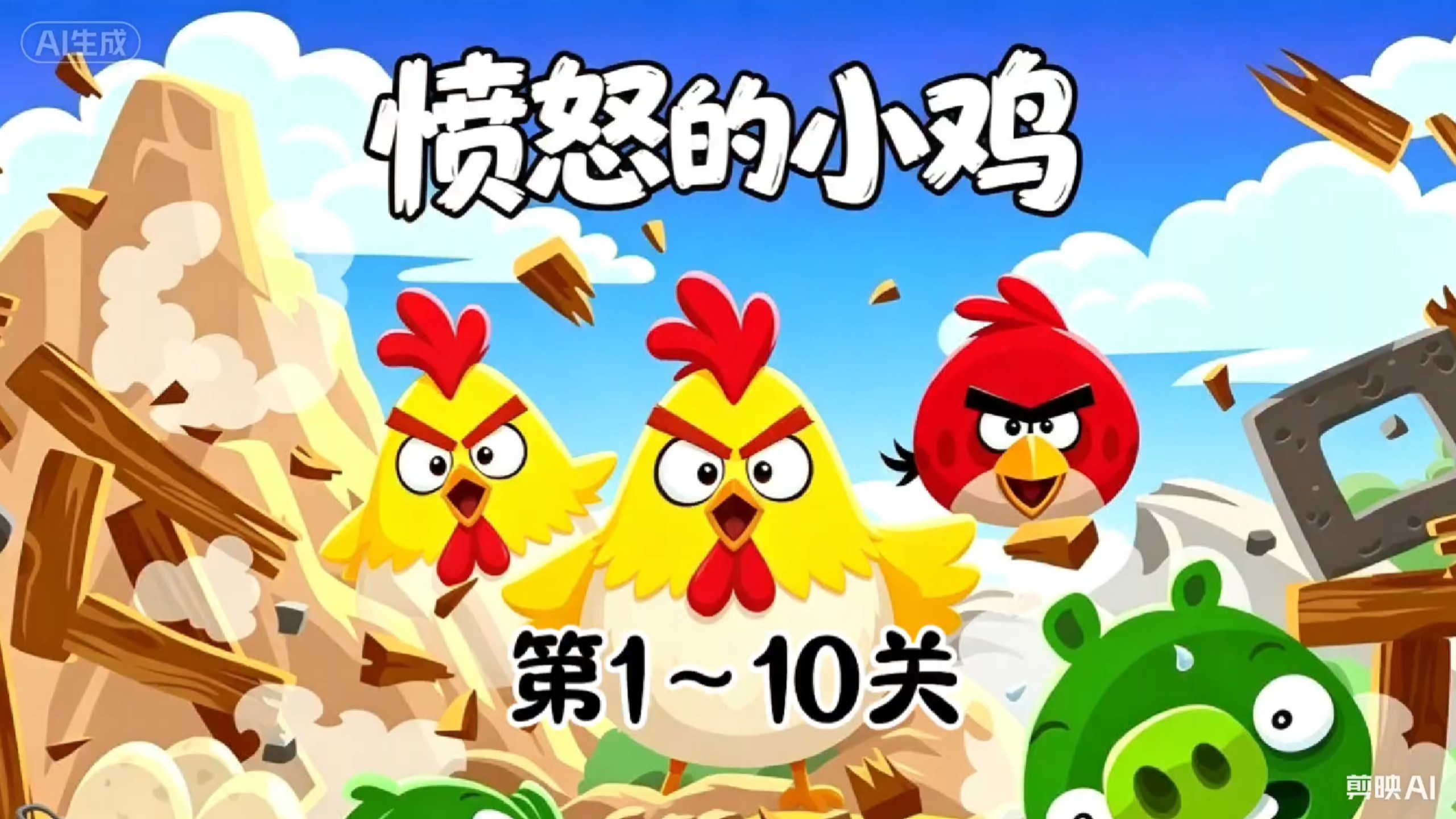 愤怒的小鸡 第1～10关