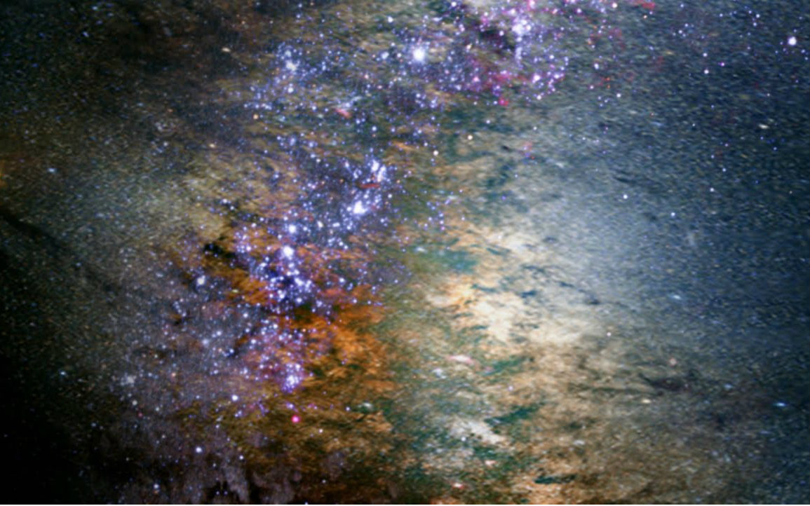 震撼星系对撞 银河系和仙女座星系的归宿@ 来自易燃娘所长 - 微博