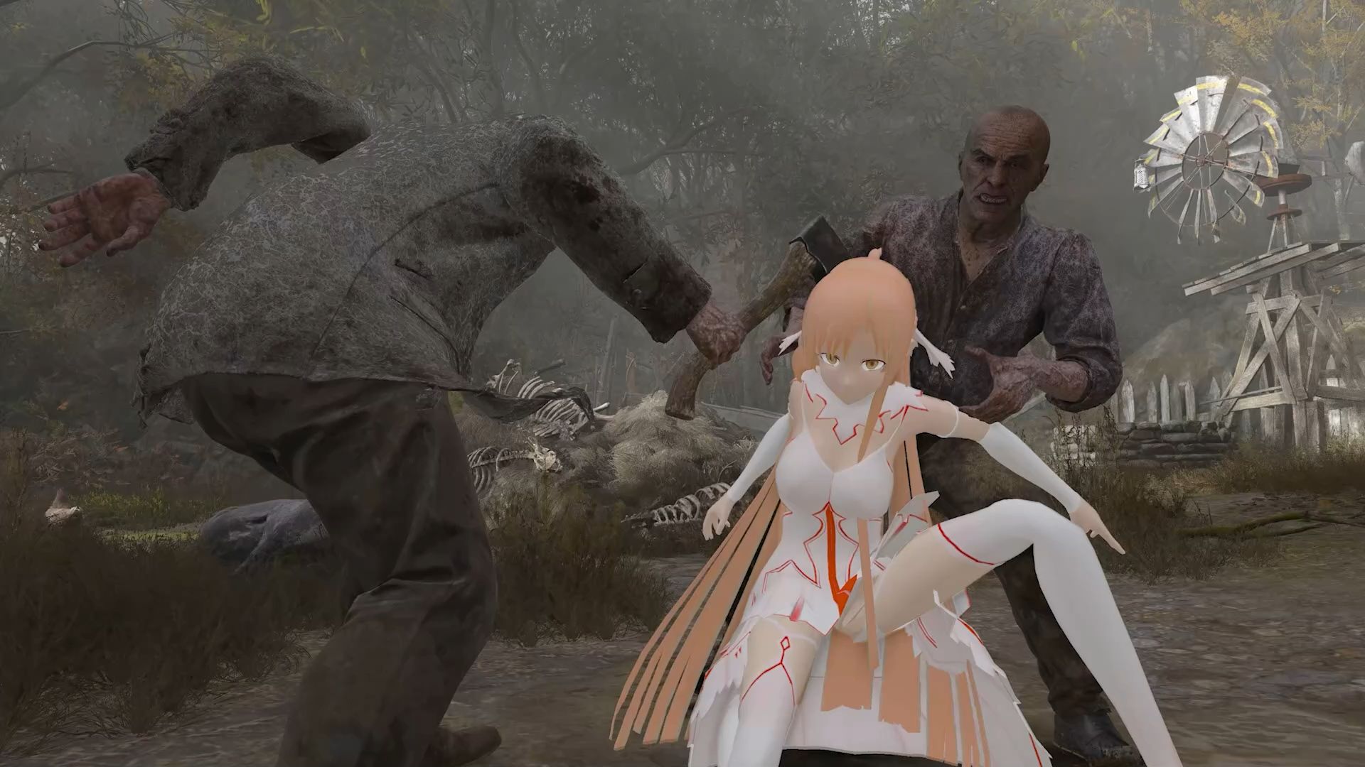 RE4【刀剑神域】亚丝娜创世神——mod分享