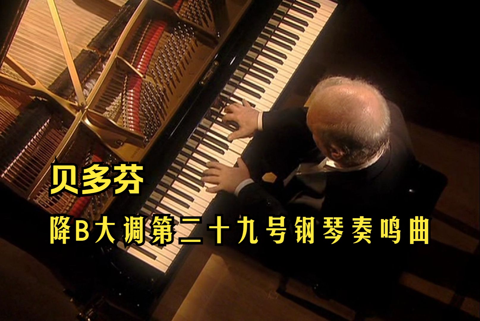 【贝多芬】降B大调第二十九号钢琴奏鸣曲「槌子键琴」Op. 106 (巴伦博伊姆演奏)