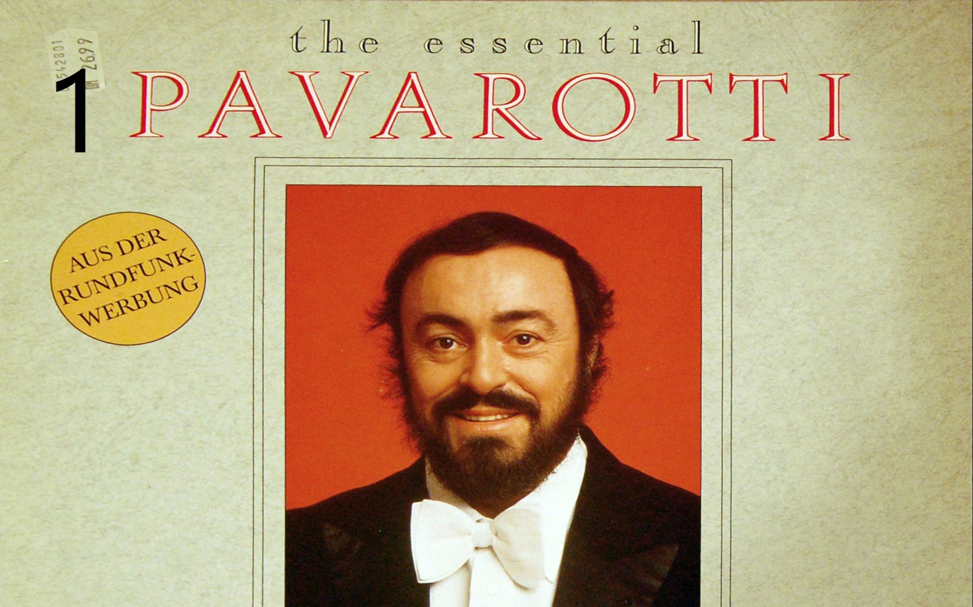 【Hi-Res 24bit/96kHz】男高音帕瓦罗蒂的黑胶唱片《The Essential Pavarotti》(1991年发行)-(1)