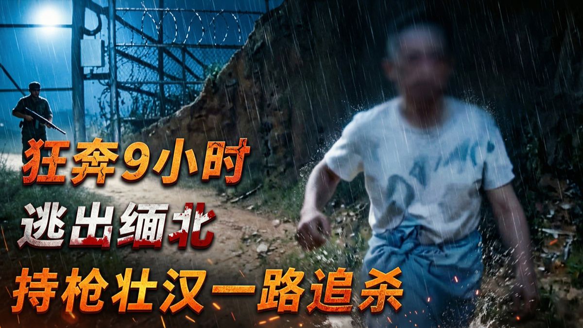 男子狂奔9小时逃出缅北，持枪壮汉一路追杀，网友：神人！