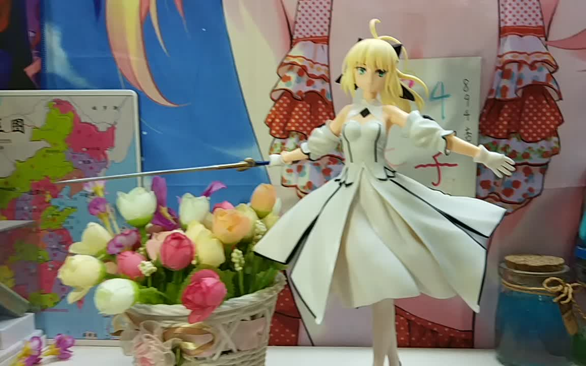 有一种花名叫Lily【杏子手办拍摄】Sega Fate/Grand Order FGO Saber Lily SPM 景品 手办 测评哔哩哔哩bilibili