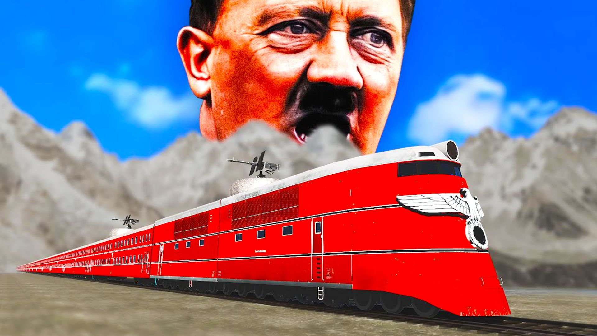 90年前希特勒的幽灵专列有多牛？火车配大炮，车厢带装甲！