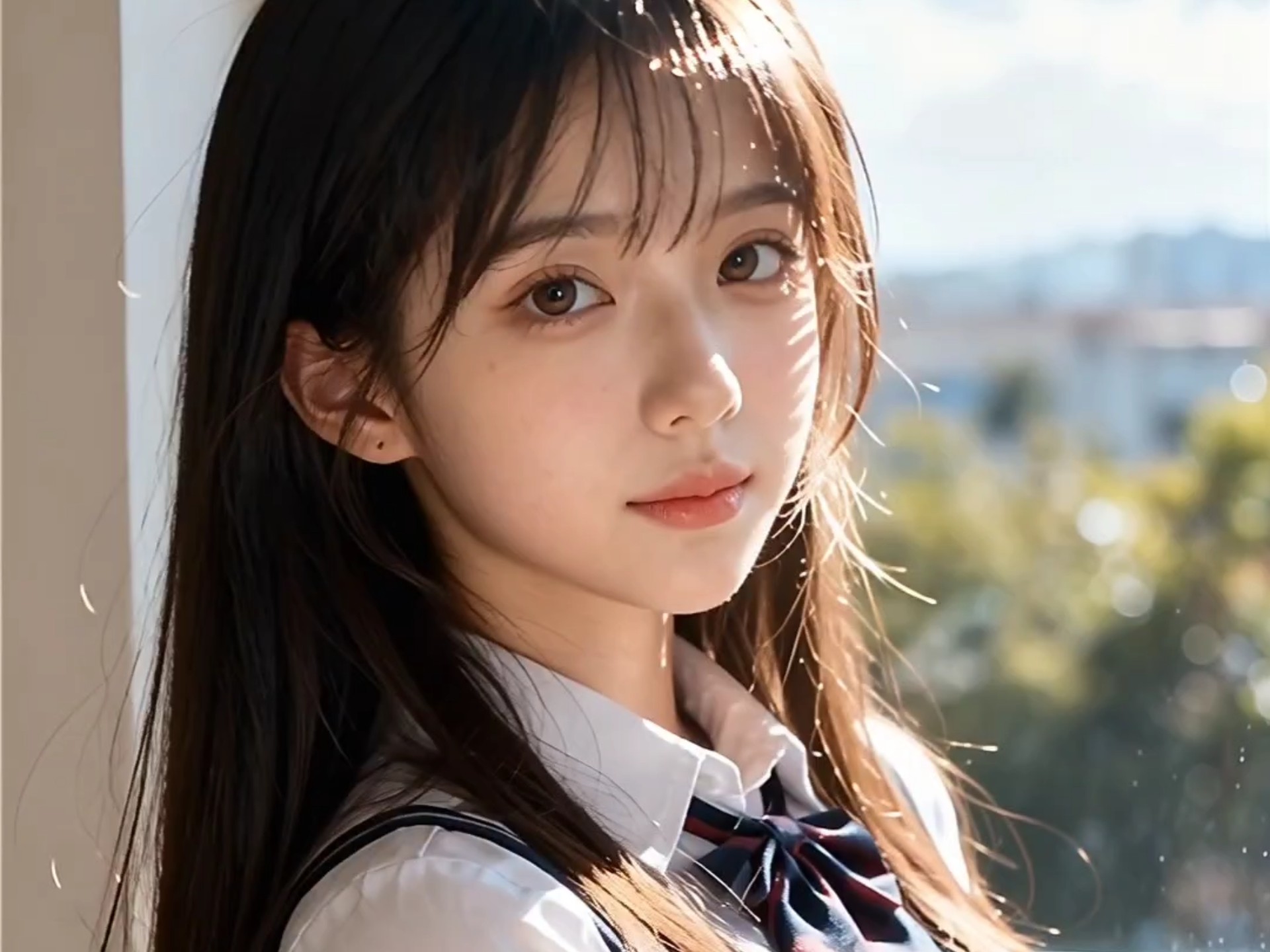 AI 甜美校花接吻(第一弹)