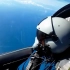 东部战区飞行员目视距离俯瞰祖国宝岛海岸线和中央山脉
