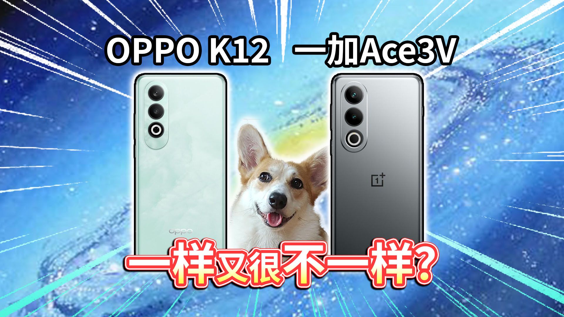 OPPO K12对比一加Ace3V！7大差别，一样又很不一样？