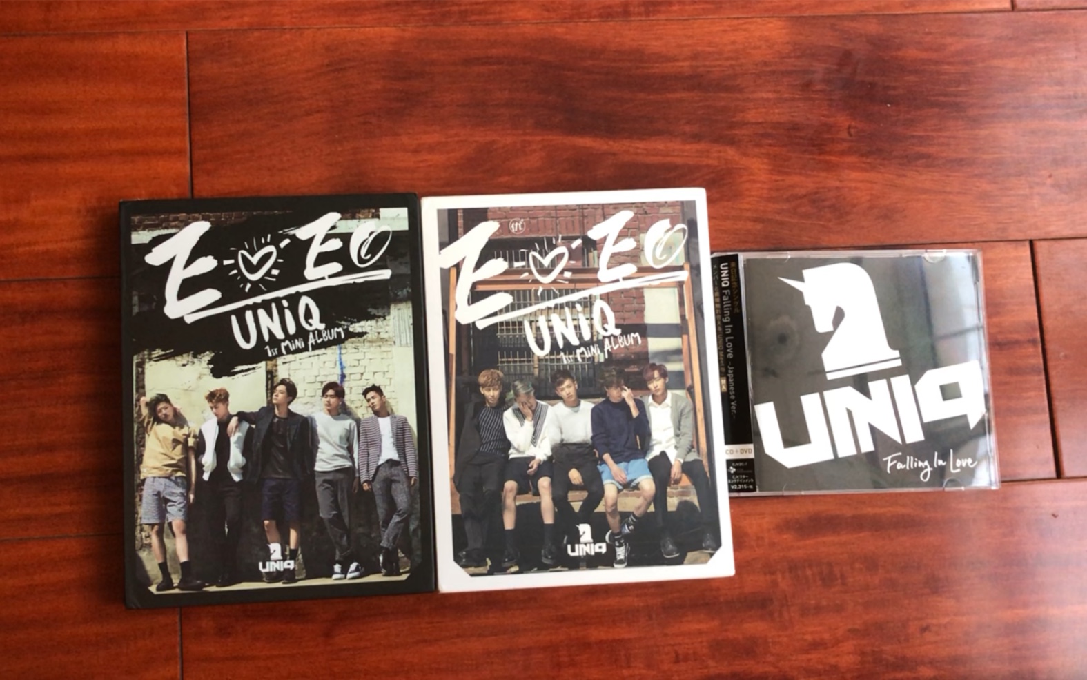 UNIQ】 EOEO韩专中专Falling In Love 出道ep日版CD DVD uniq王一博李汶