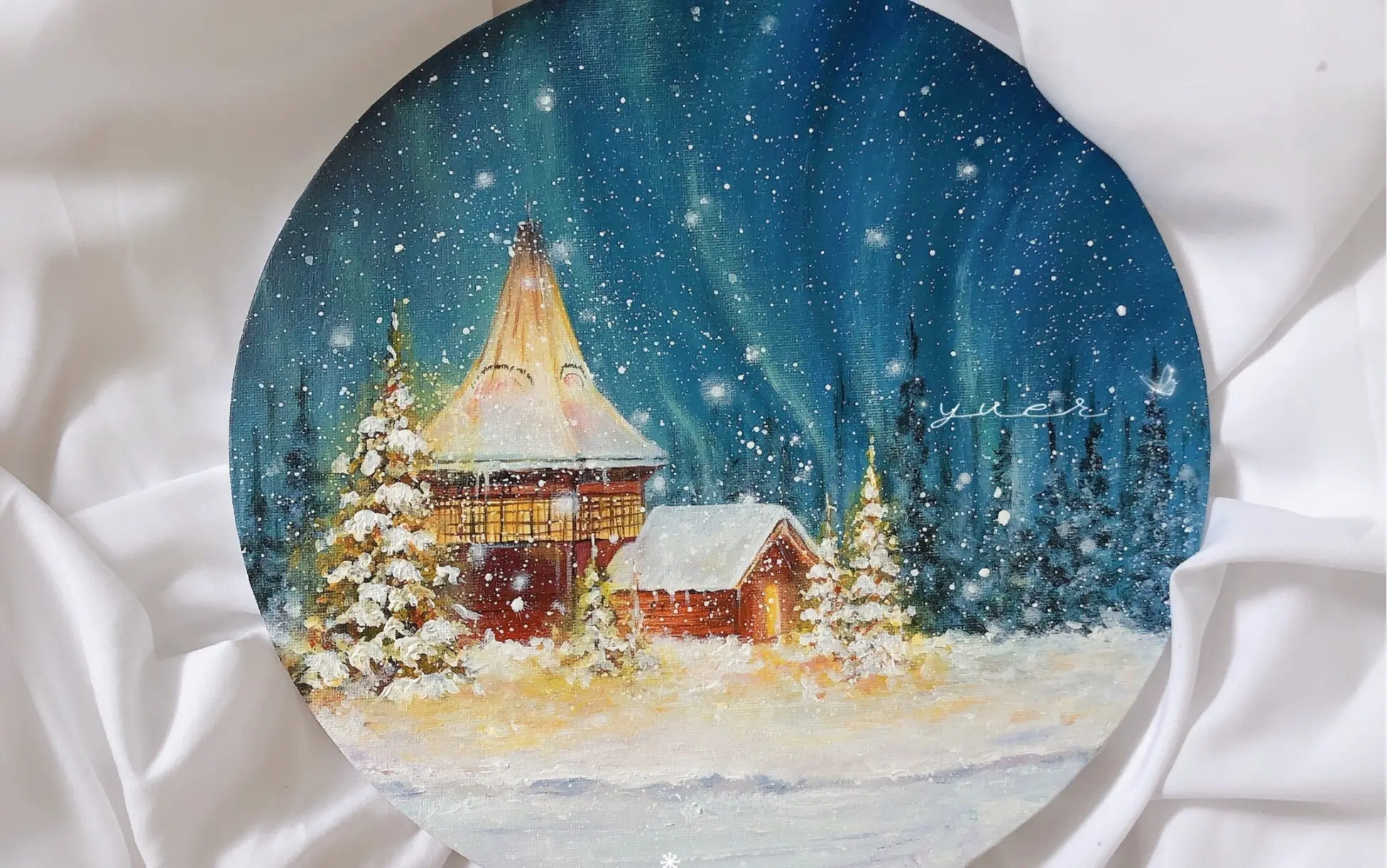 圣诞节会下雪吗•丙烯视频过程