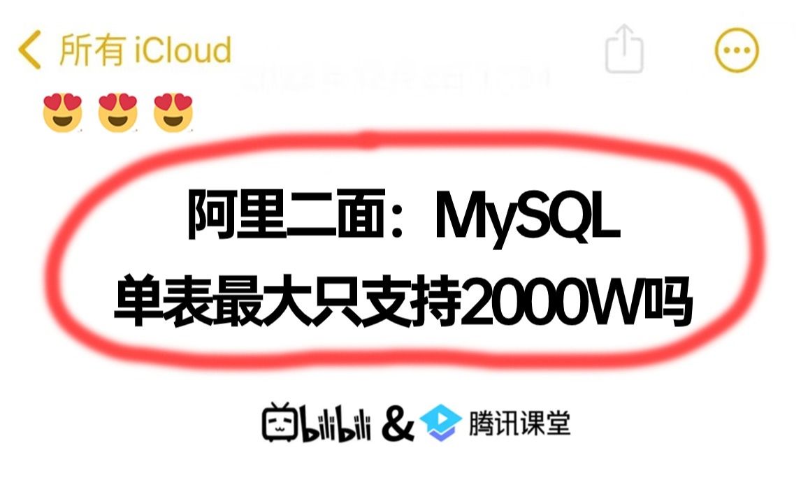 面试官：MySQL单表最大能超过2000W吗？说说你的看法