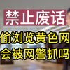 【禁止废话】偷偷浏览黄色网站会被抓吗