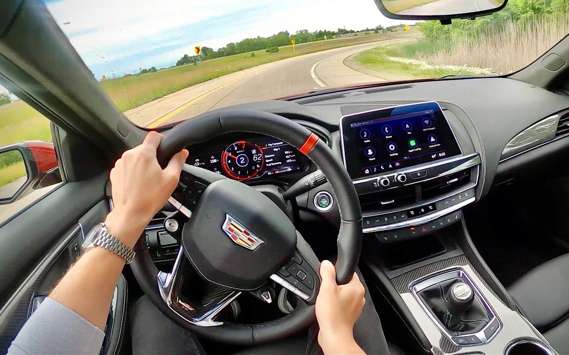 【第一视角】试驾 2022款 凯迪拉克cadillac ct5-v blackwing(6