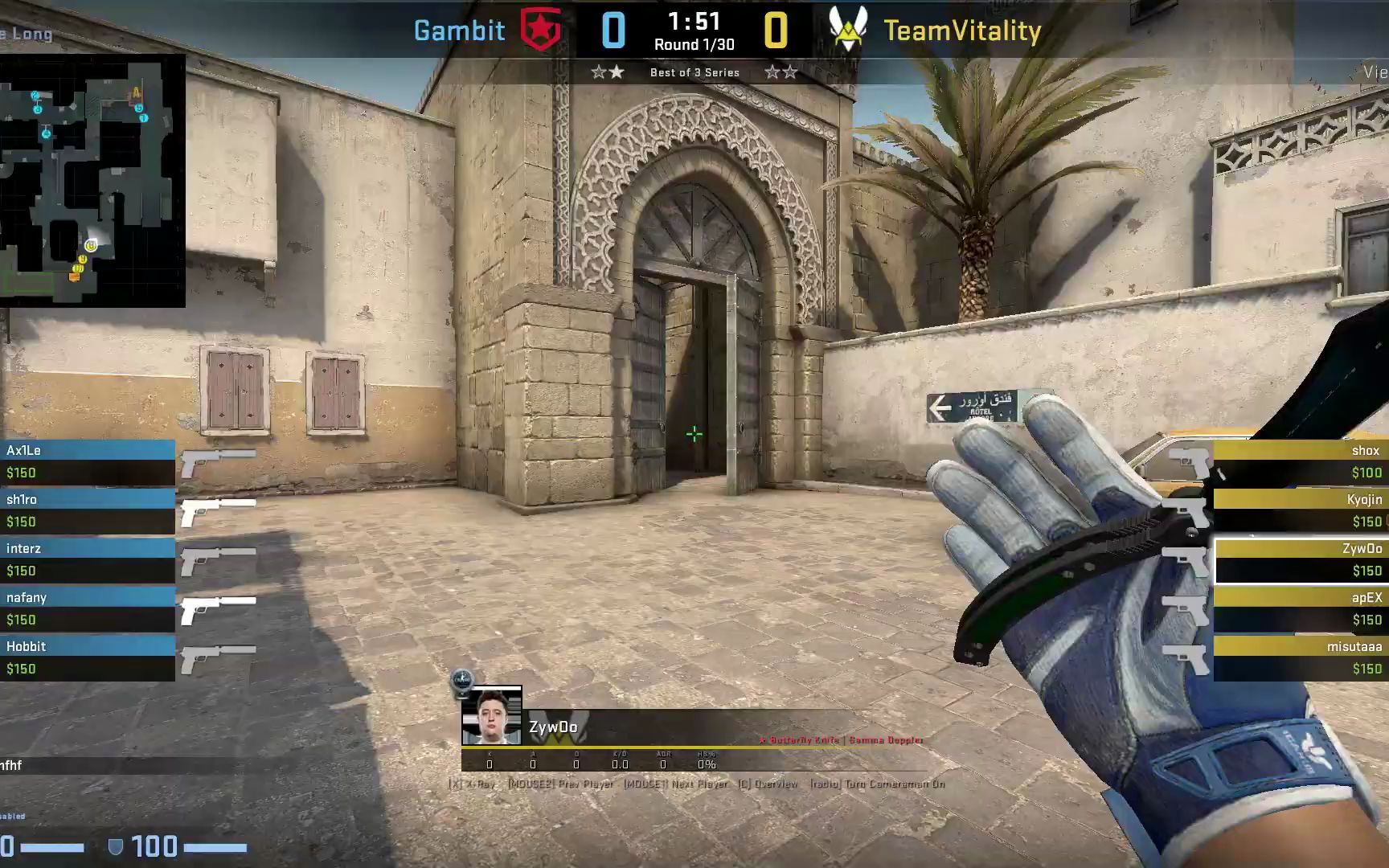 CSGOPOV Vitality ZywOo 30 25 Vs Gambit De Dust2 BLAST Premier