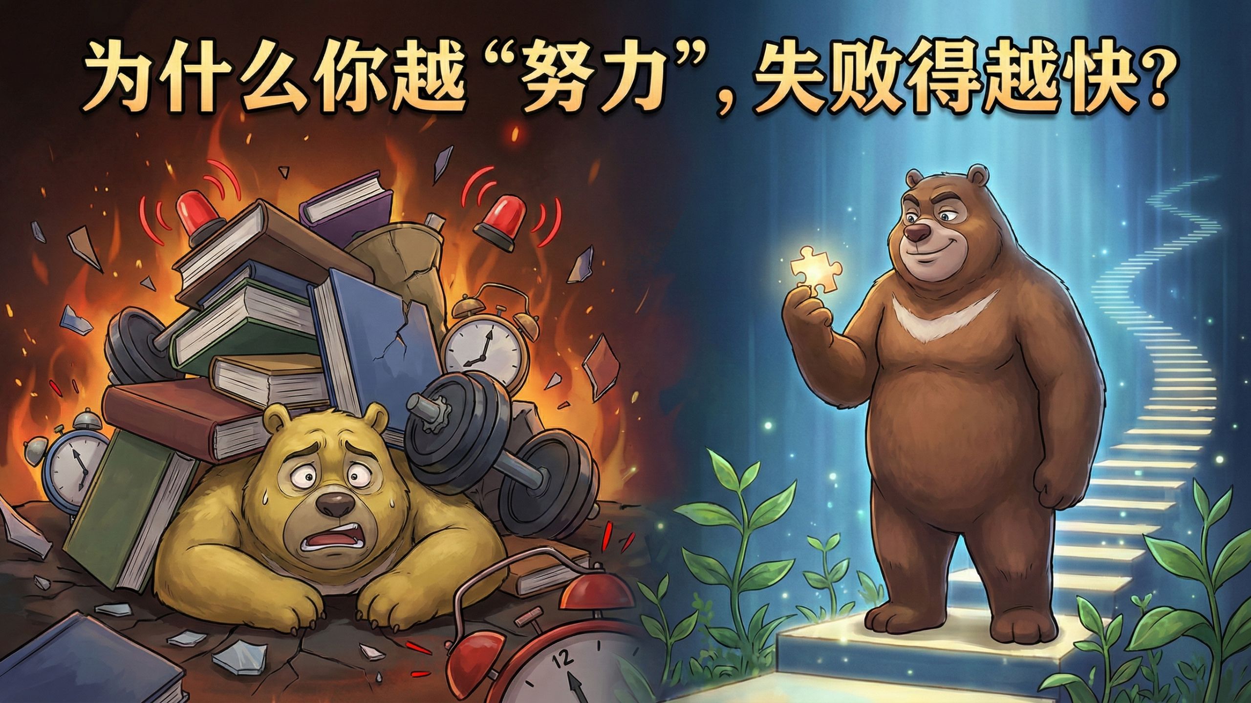 为什么你越“努力”，失败得越快？
